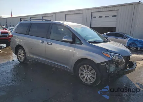 2015 Toyota Sienna Xle z USA, uszkodzony, nr VIN 5TDDK3DC6FS120215